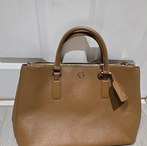 Tory Burch Tan Leather Satchel